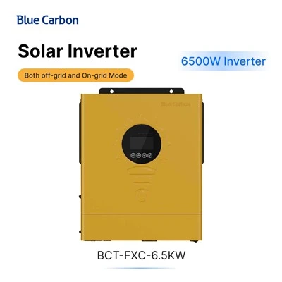 Uygun Fiyatlı Mavi Karbon Güneş Sistemi Tedarikçisi 6.5kW Solar Hibrit İnvertör