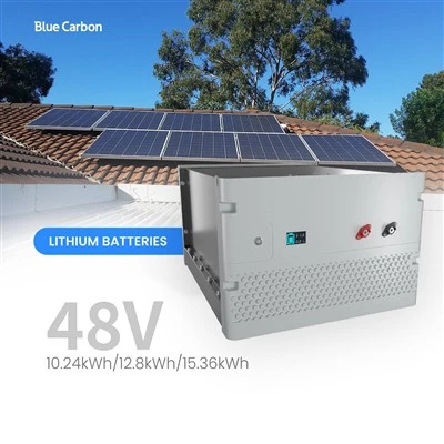 BMS'li Mavi Karbon-Şebekeden Bağımsız Güneş Enerjisi Sistemi 48V LiFePO₄ Pil
